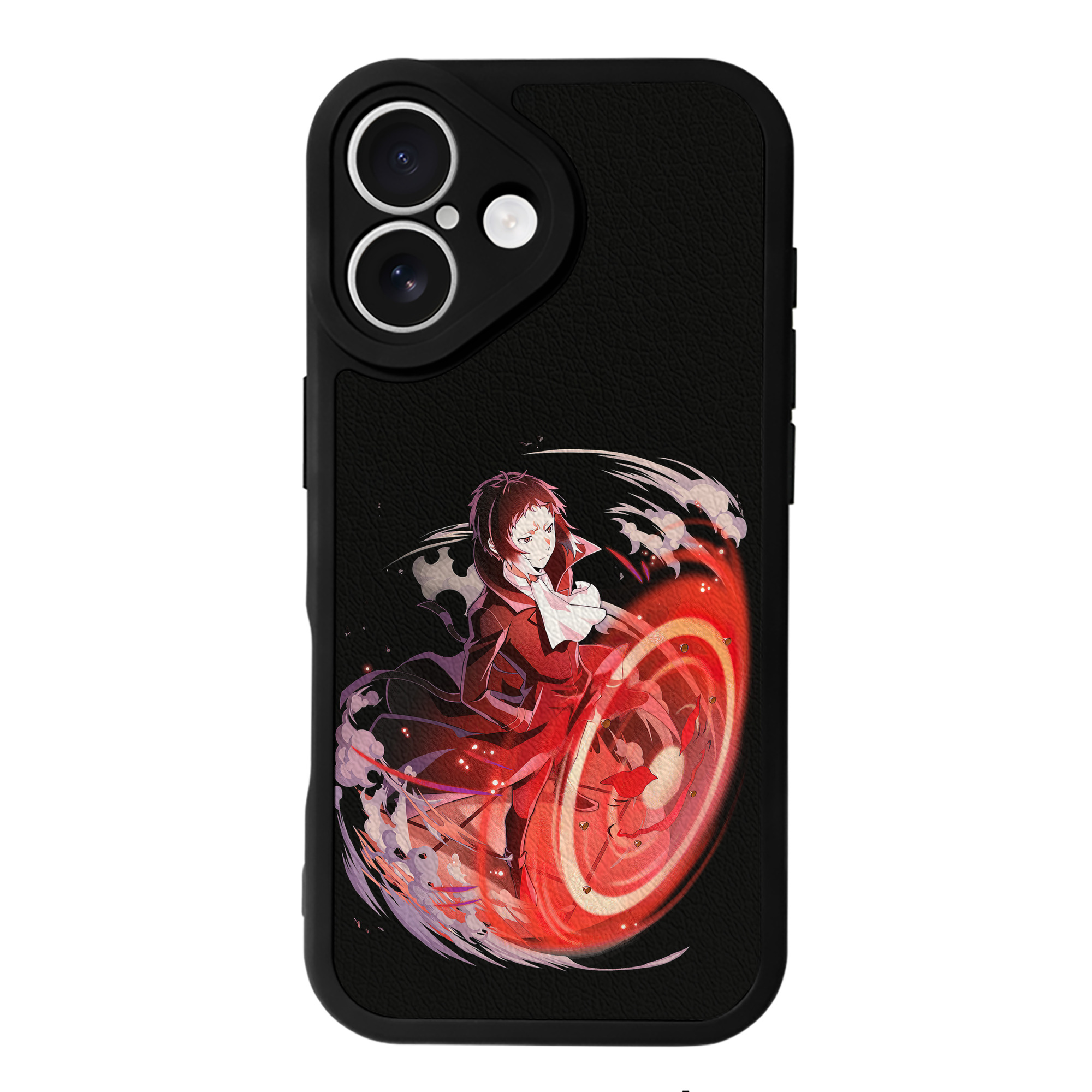 （画像用） 文豪ストレイドッグス Bungo Stray Dogs 【iPhone 16シリーズ対応】シリコンスマホケース（レザー調） 材質：シリコン